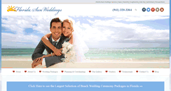 Desktop Screenshot of floridasunweddings.com